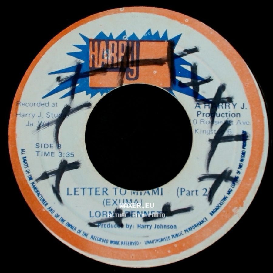 Lorna Bennett - Letter From Miami / Letter To Miami (Part 2) (Exuma) side B