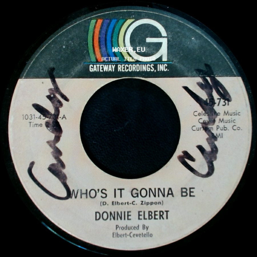 Donnie Elbert - Who's It Gonna Be / Run Little Girl side A