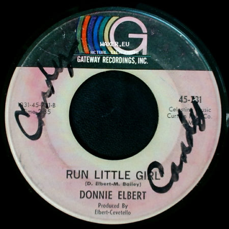 Donnie Elbert - Who's It Gonna Be / Run Little Girl side B