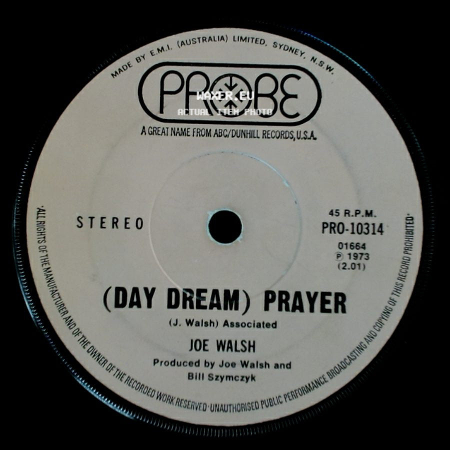 Joe Walsh - (Day Dream) Prayer / Rocky Mountain Way side A