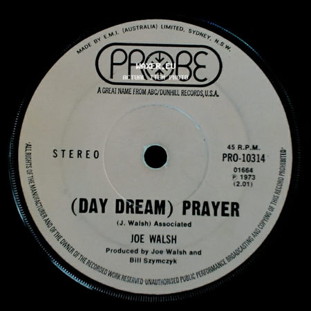 Joe Walsh - (Day Dream) Prayer / Rocky Mountain Way side A