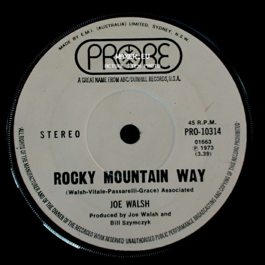 Joe Walsh - (Day Dream) Prayer / Rocky Mountain Way side B