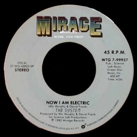 The System - Now I Am Electric / Now I Am Electric side B