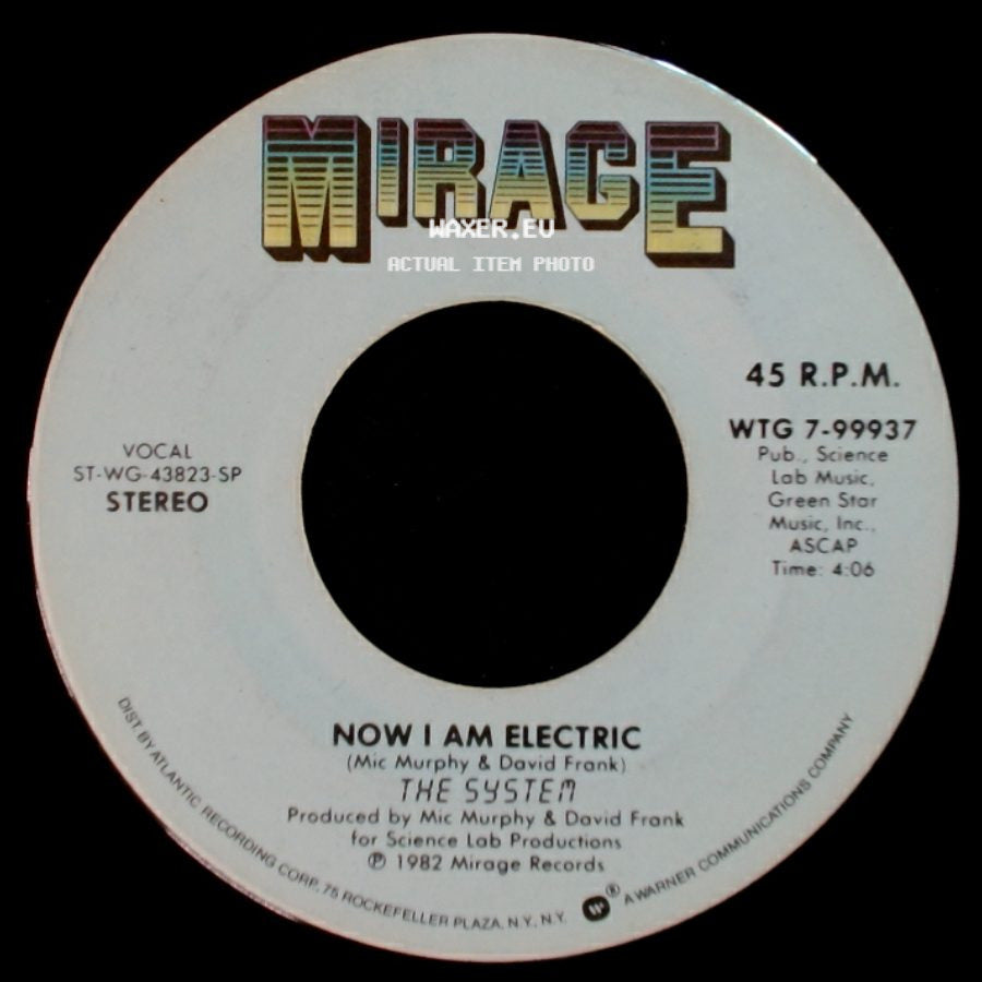 The System - Now I Am Electric / Now I Am Electric side B