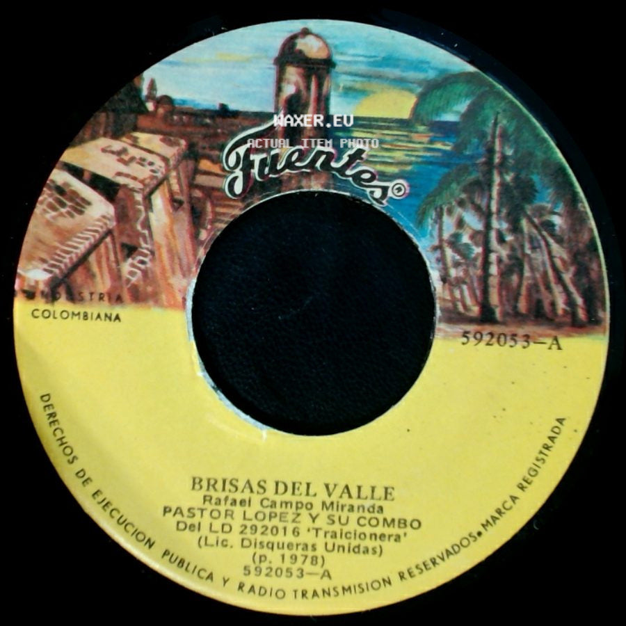 Pastor Lopez Y Su Combo - El Testamento / Brisas Del Valle side B