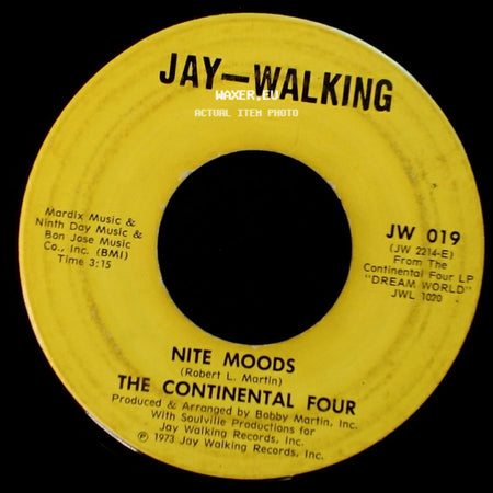 The Continental Four - Nite Moods / (You're Living In A) Dream World side A