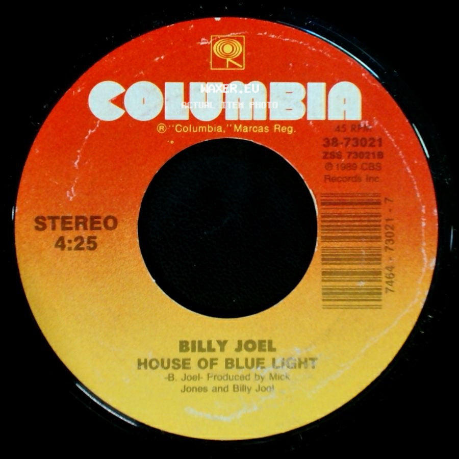 Billy Joel - We Didn't Start The Fire / House Of Blue Light side B