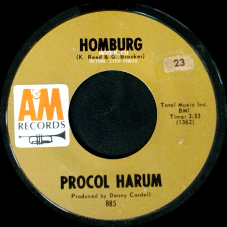 Procol Harum - Homburg / Good Captain Clack side A