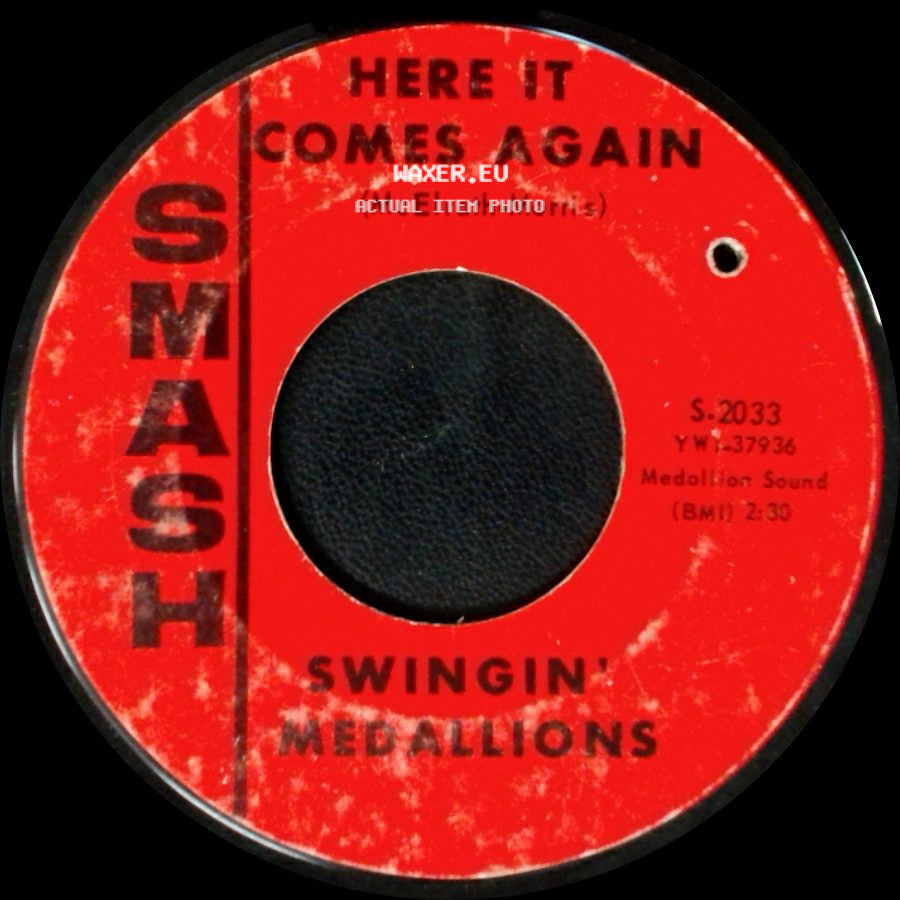 Swingin' Medallions - Double Shot (Of My Baby's Love) / Here It Comes Again side B