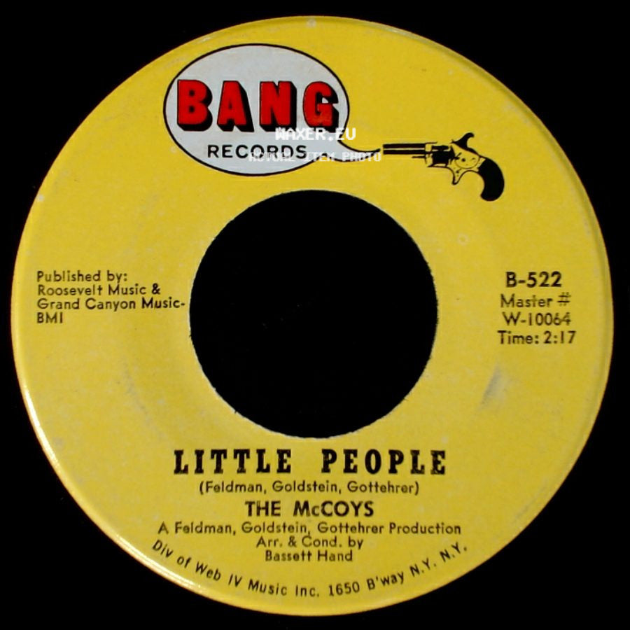 The Mccoys - Come On Let's Go / Little People side B