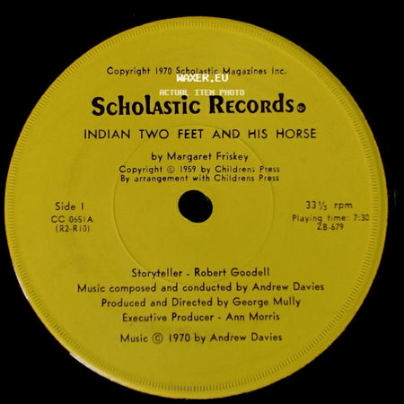 Indian Two Feet And His Horse / Norman Bridwell - Unknown Title A / The Witch Next Door side A