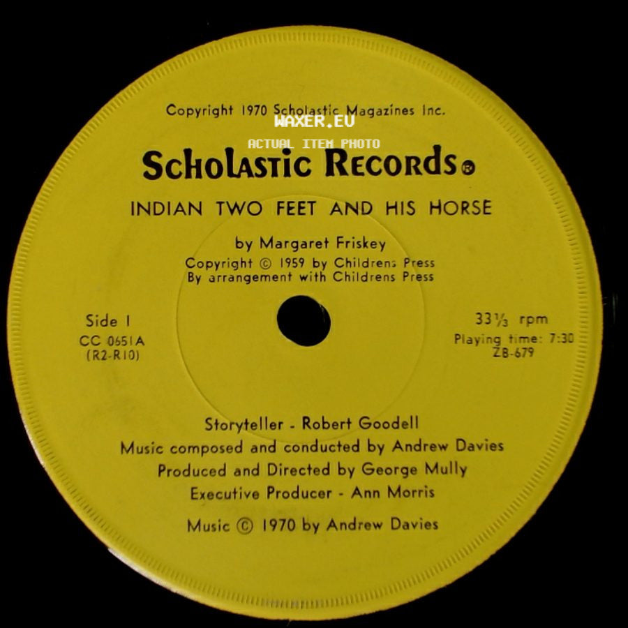 Indian Two Feet And His Horse / Norman Bridwell - Unknown Title A / The Witch Next Door side A