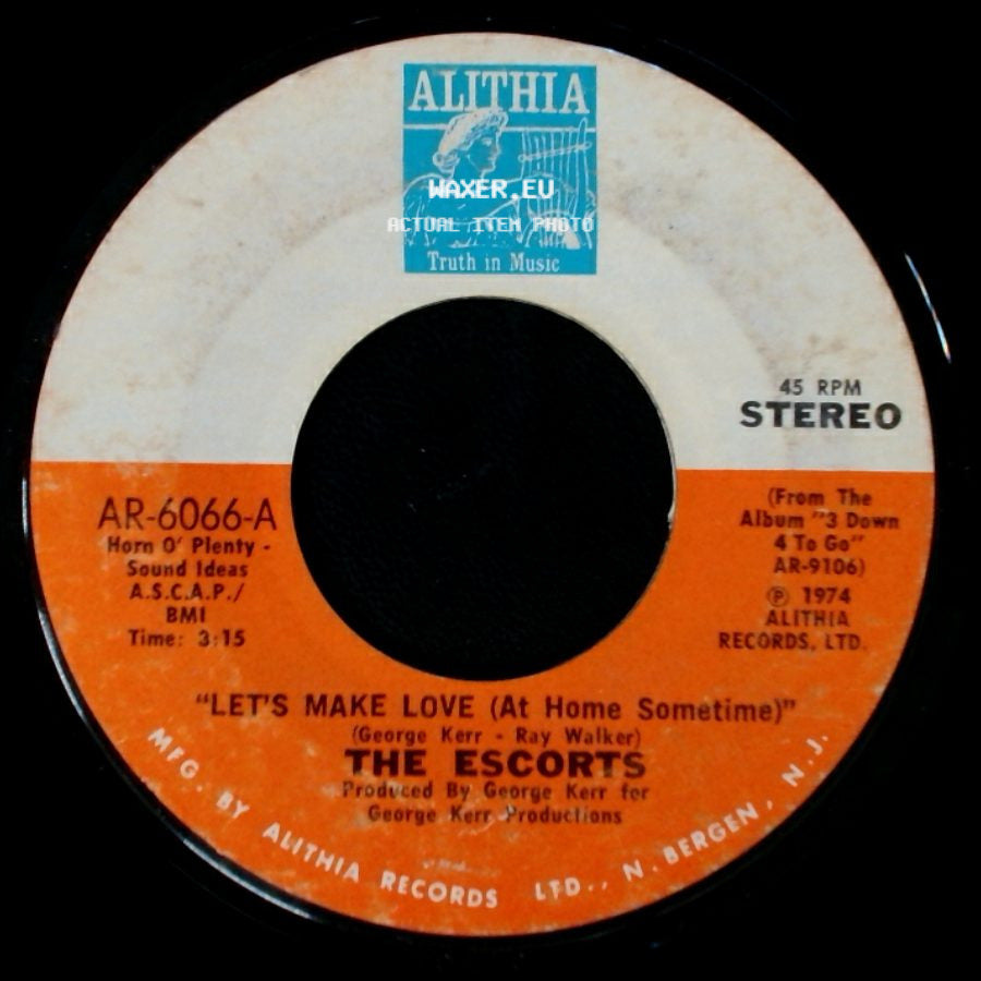 The Escorts - Within Without / Let's Make Love (At Home Sometime) side B