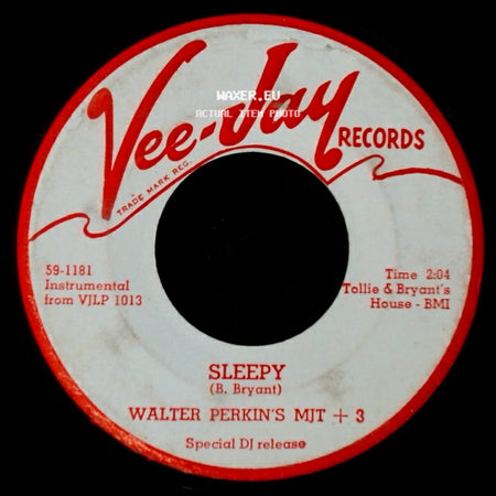Walter Perkin's Mjt + 3 - Sleepy / The Whiffenpoof Song side A