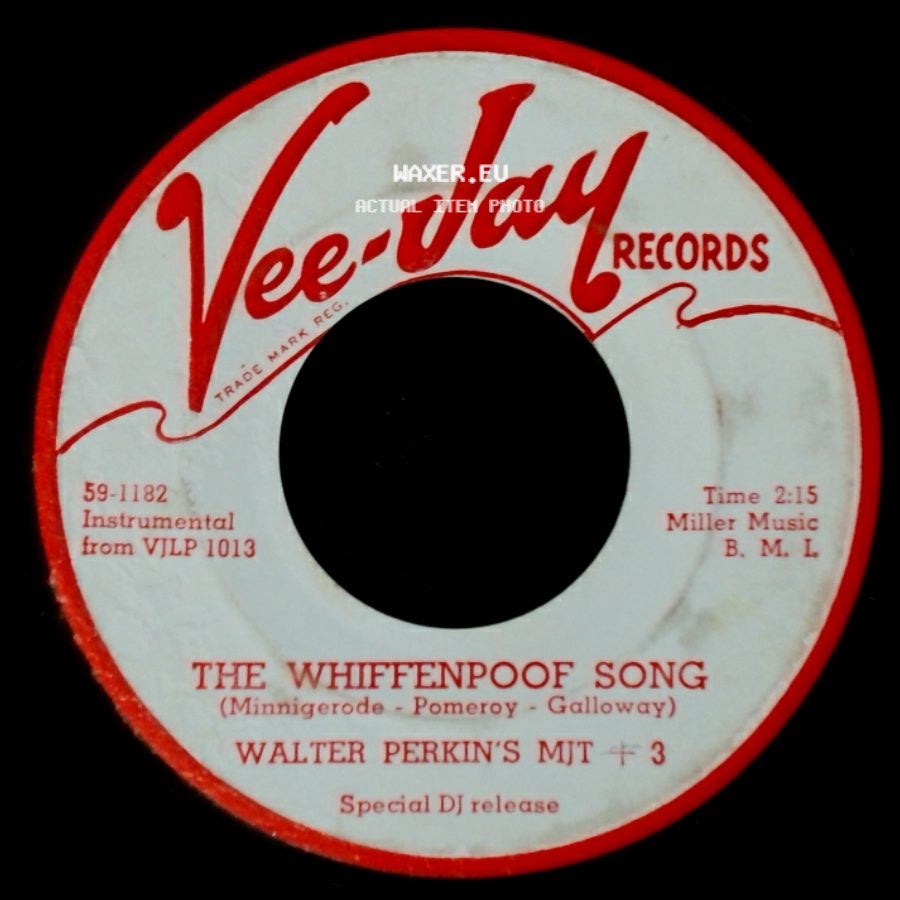 Walter Perkin's Mjt + 3 - Sleepy / The Whiffenpoof Song side B