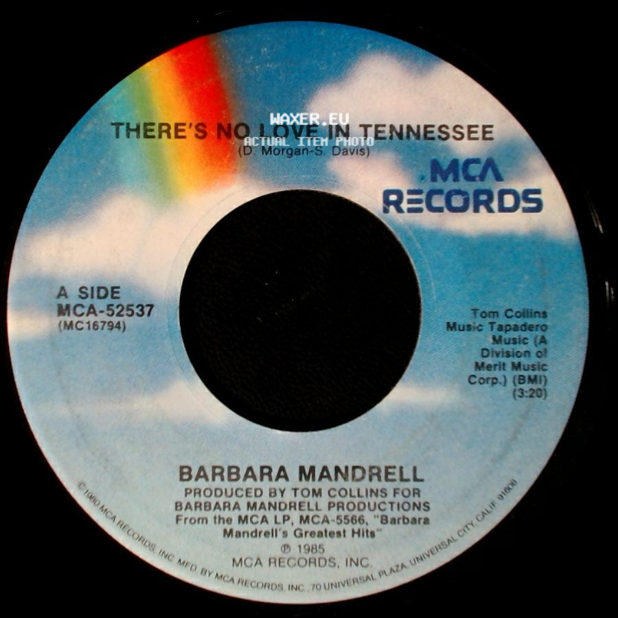 Barbara Mandrell - There's No Love In Tennessee / Sincerely I'm Yours side A