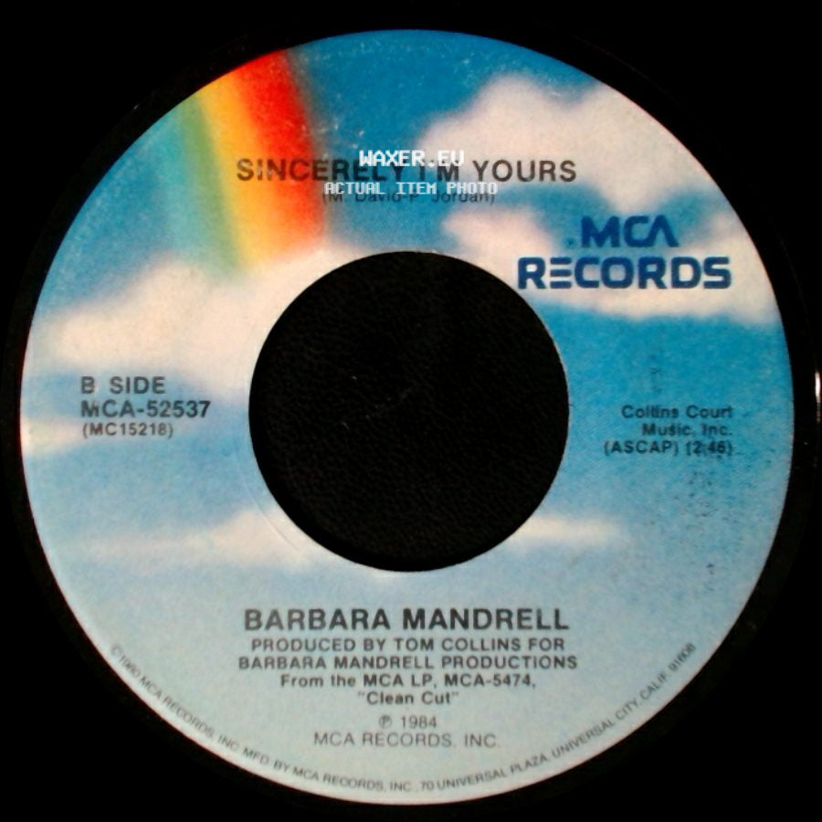 Barbara Mandrell - There's No Love In Tennessee / Sincerely I'm Yours side B