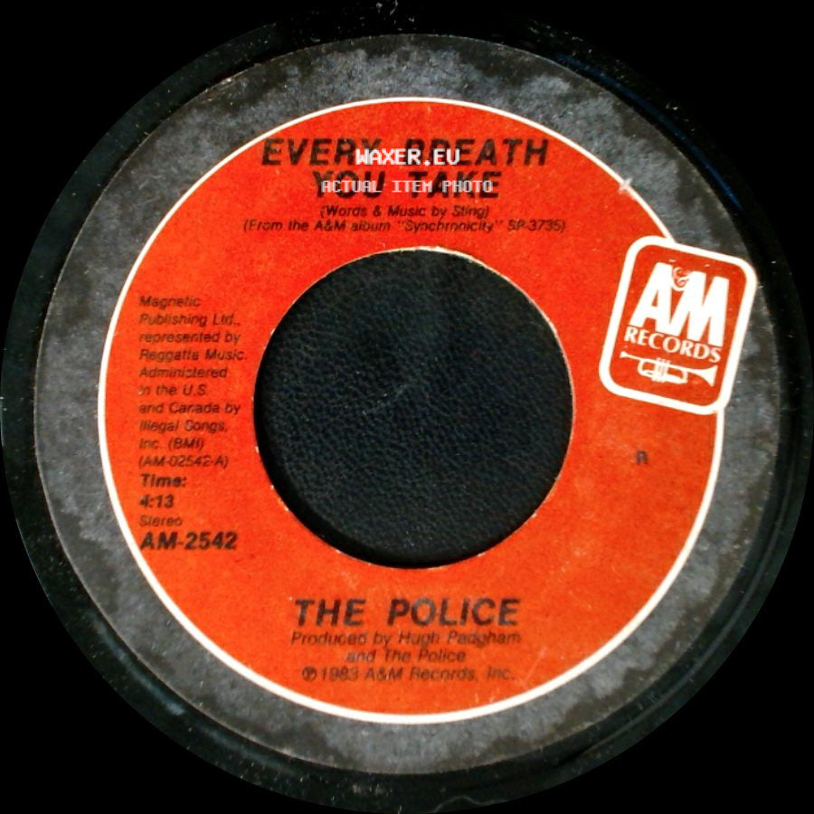 The Police - Every Breath You Take / Murder By Numbers side A