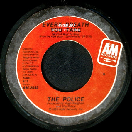 The Police - Every Breath You Take / Murder By Numbers side A