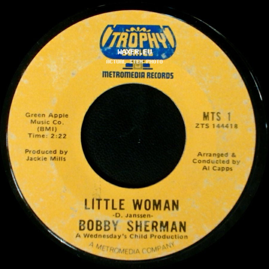 Bobby Sherman - La La La (If I Had You) / Little Woman side B