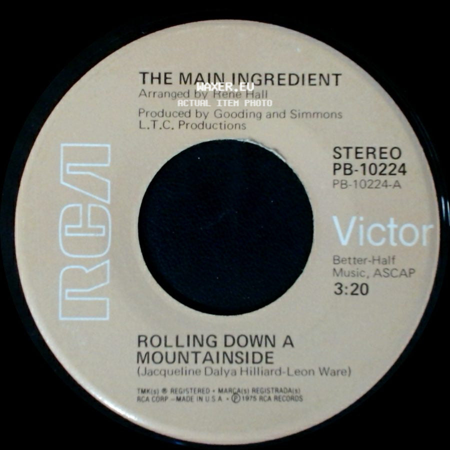 The Main Ingredient - Family Man / Rolling Down A Mountainside side B