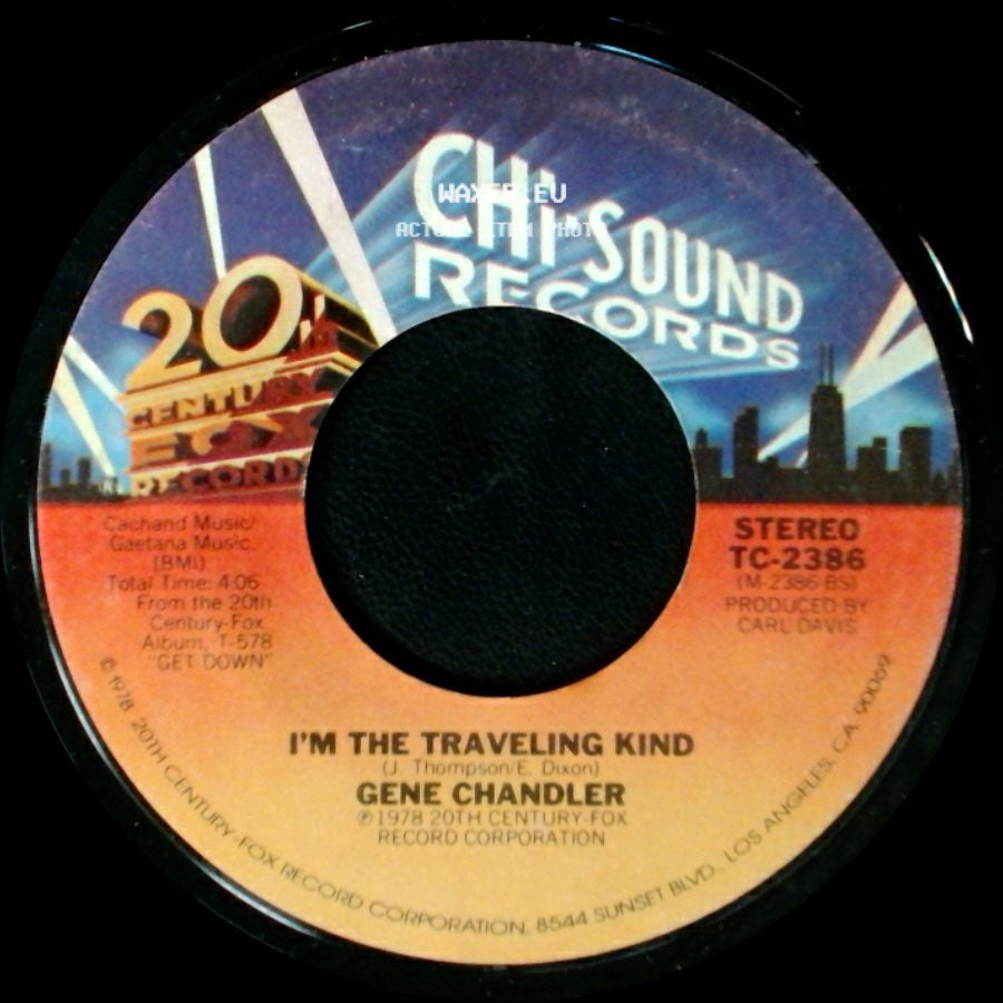 Gene Chandler - I'm The Traveling Kind / Get Down side A
