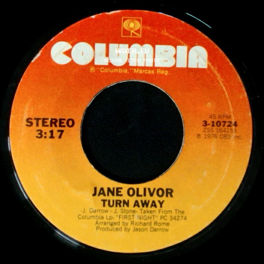 Jane Olivor - Turn Away / He's So Fine side A