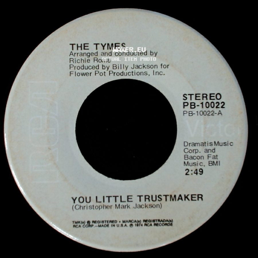 The Tymes - You Little Trustmaker / The North Hills side A