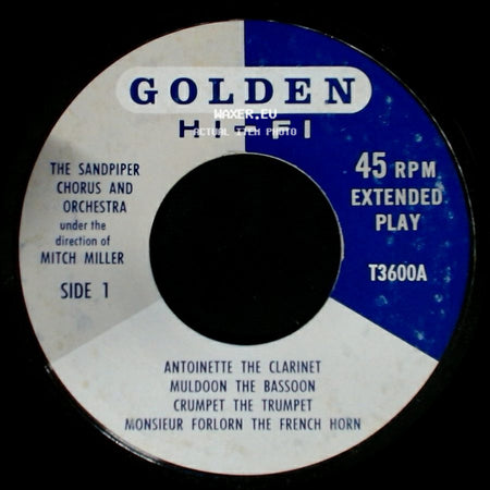The Sandpiper Chorus And Orchestra / The Sandpiper Chorus And Orchestra Under The Direction Of Mitch Miller - Unknown Title A / Unknown Title B side A