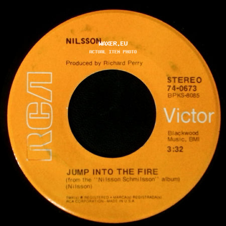 Nilsson - The Moonbeam Song / Jump Into The Fire side B