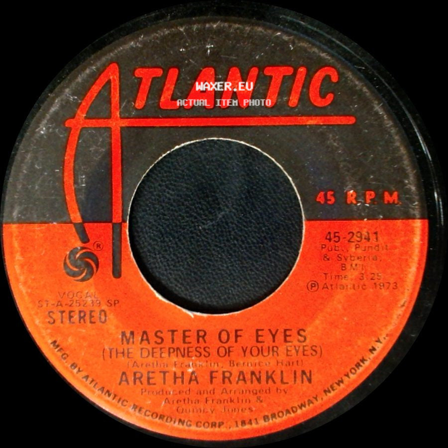 Aretha Franklin - Moody's Mood For Love / Master Of Eyes (The Deepness Of Your Eyes) side B