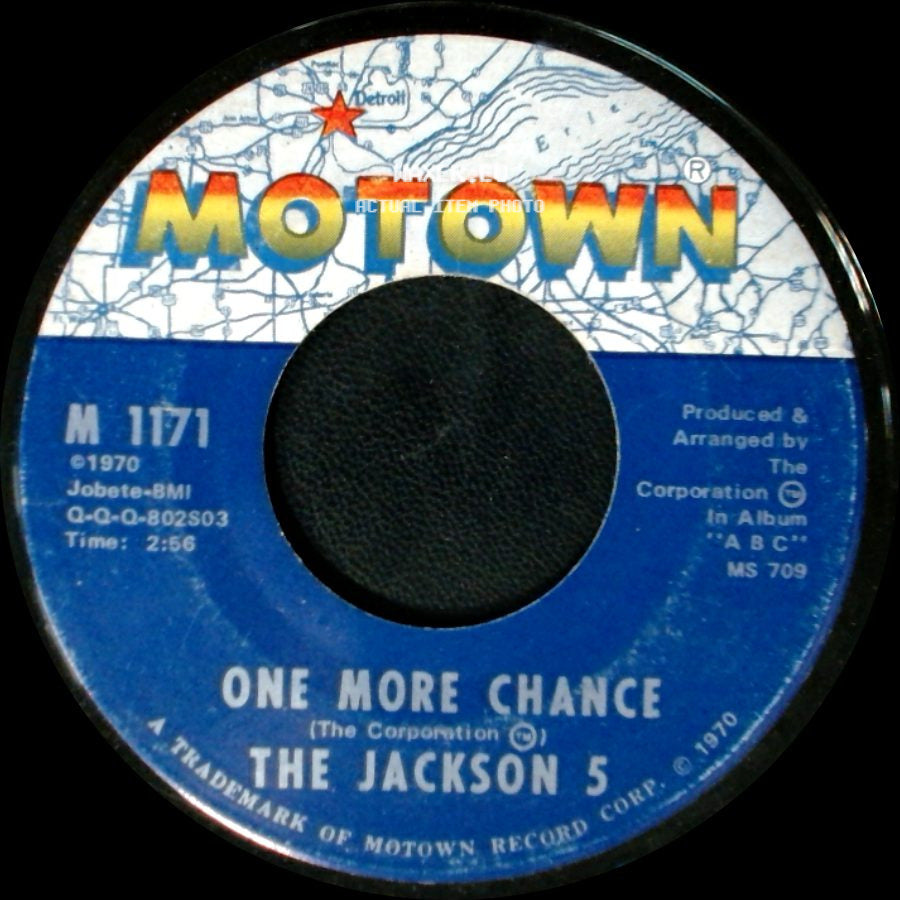 The Jackson 5 - I'll Be There / One More Chance side B