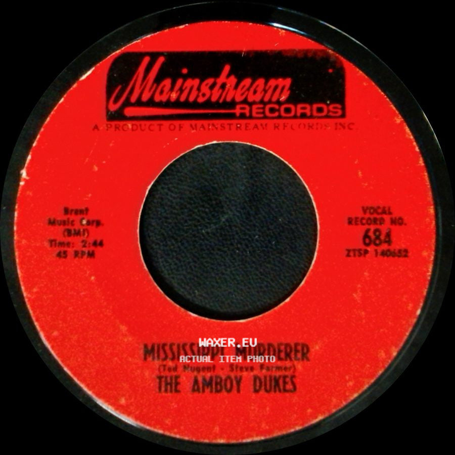 The Amboy Dukes - Journey To The Center Of The Mind / Mississippi Murderer side B