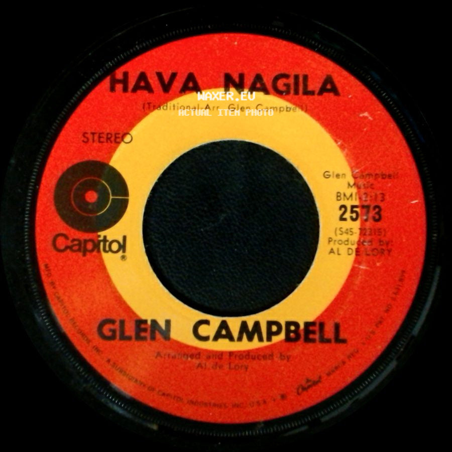 Glen Campbell - True Grit / Hava Nagila side B