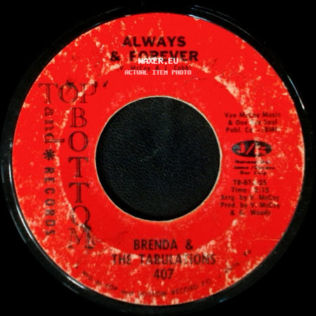 Brenda & The Tabulations - Always & Forever / Right On The Tip Of My Tongue side A