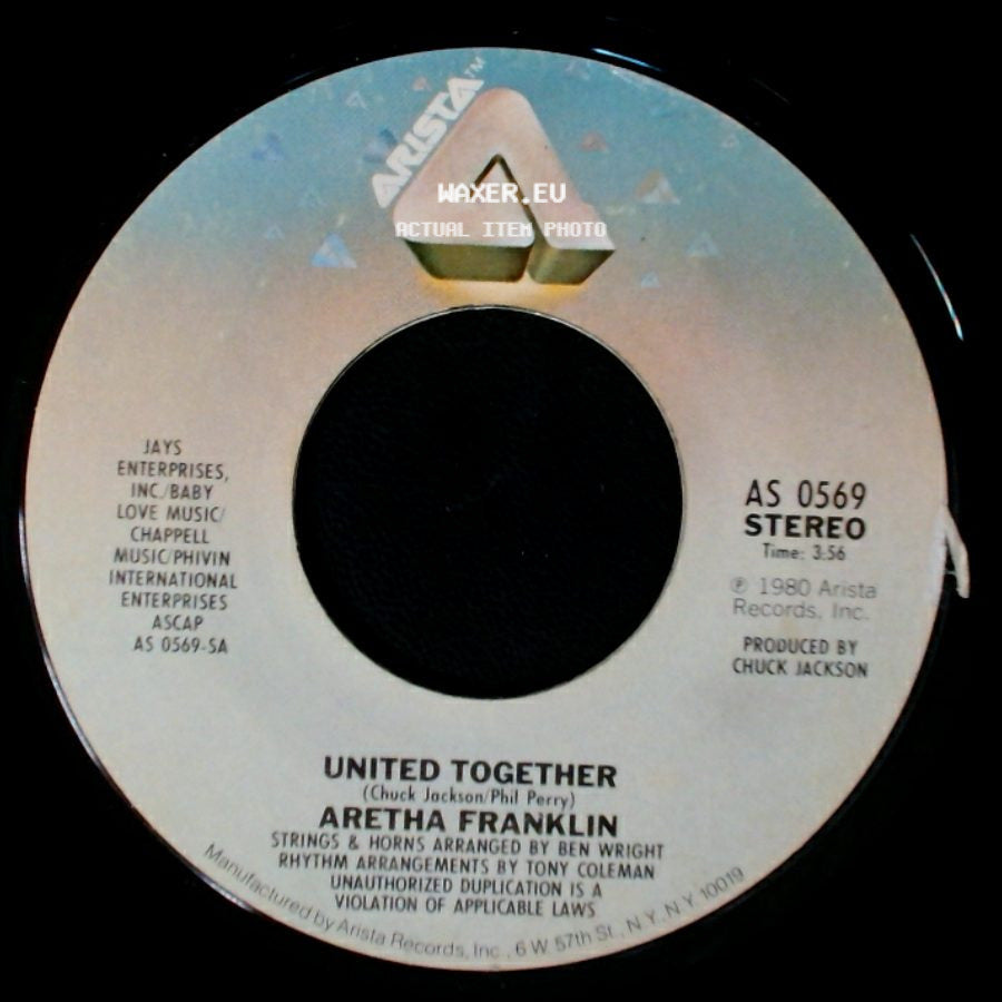 Aretha Franklin - Take Me With You / United Together side B