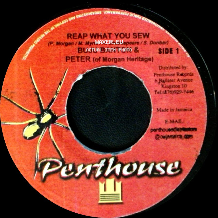 Buju Banton & Peter (Of Morgan Heritage) / Sly & Robbie - Reap What You Sew / Continuation side A