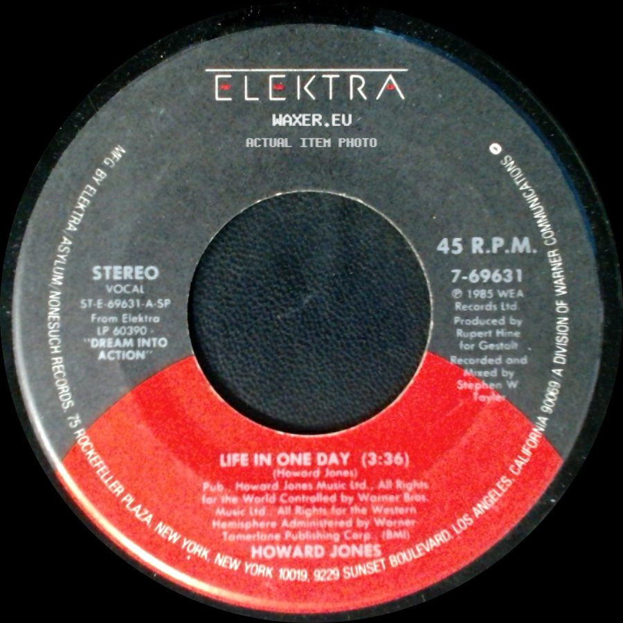 Howard Jones - Life In One Day / Learning How To Love side A