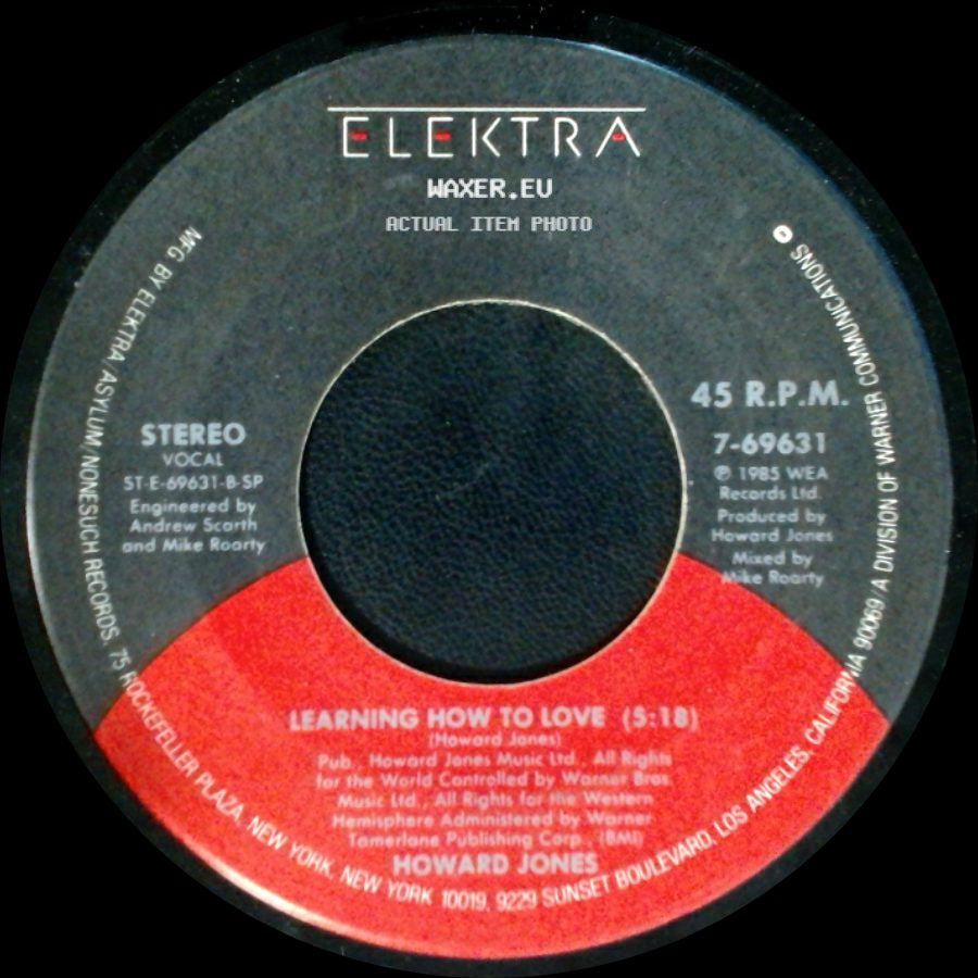 Howard Jones - Life In One Day / Learning How To Love side B