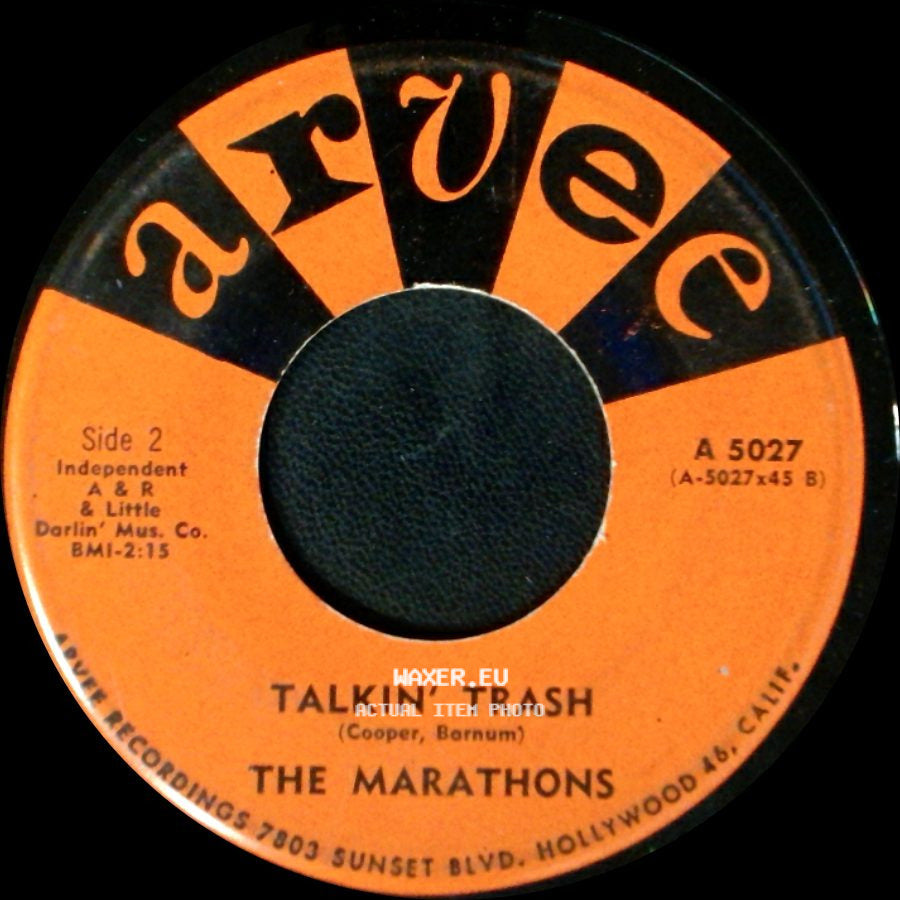 The Marathons - Peanut Butter / Talkin' Trash side B