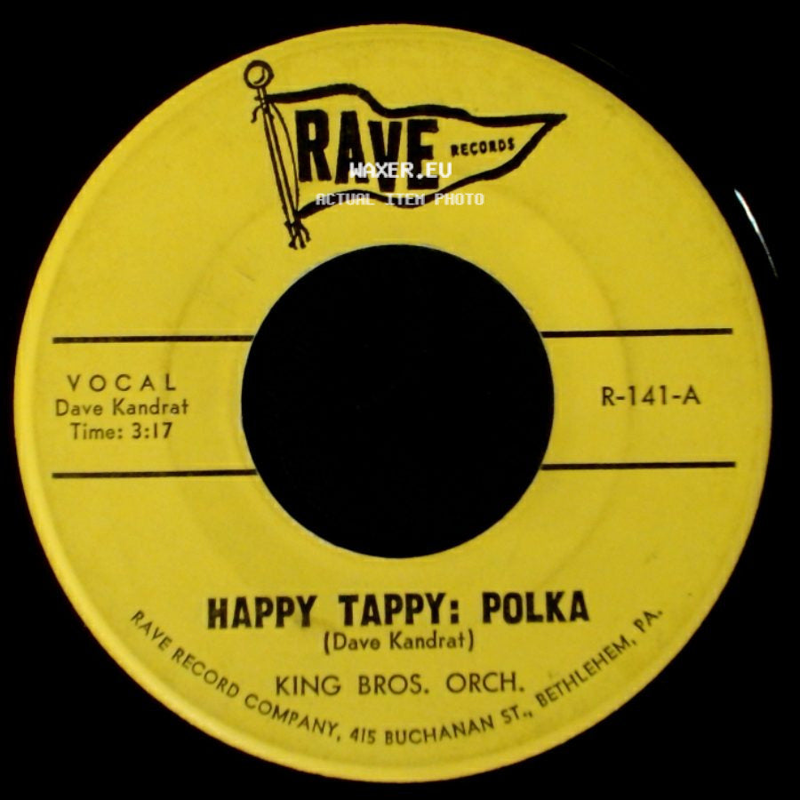 King Bros. Orch. - Jumping Johnny: Polka / Happy Tappy: Polka side B