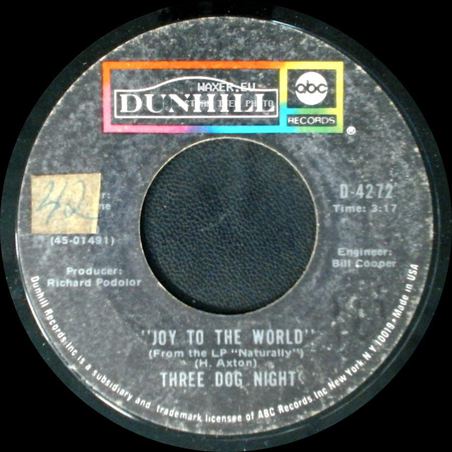 Three Dog Night - I Can Hear You Calling / Joy To The World side B