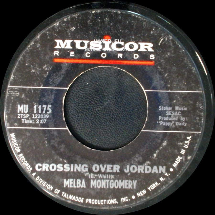Melba Montgomery - Crossing Over Jordan / The Dead Shall Live Again side A