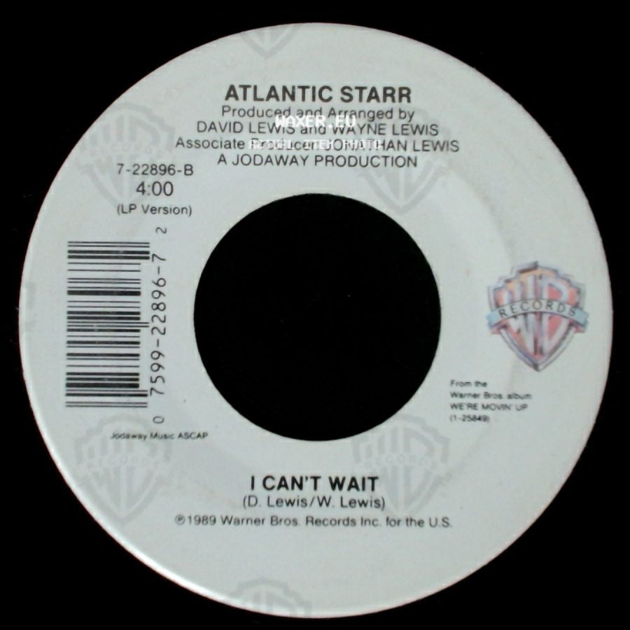 Atlantic Starr - I Can't Wait / My Sugar side A
