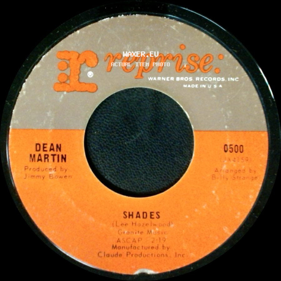 Dean Martin - Shades / A Million And One side A