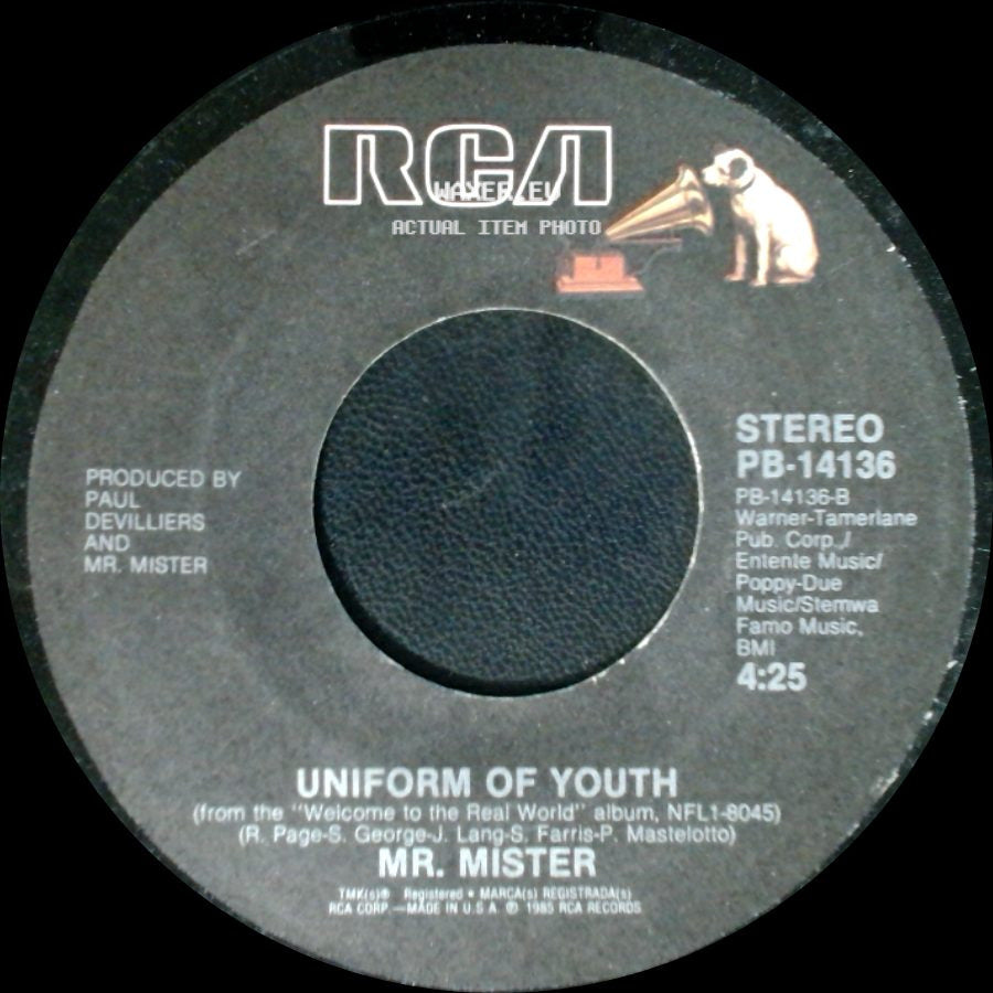 Mr. Mister - Broken Wings / Uniform Of Youth side B
