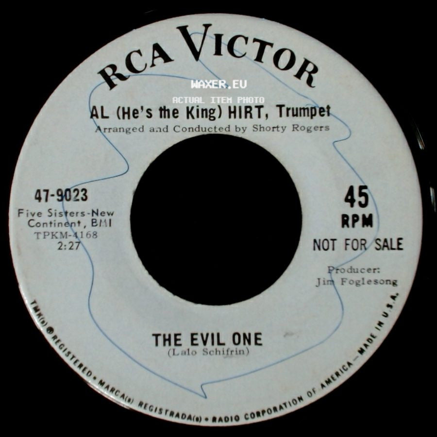 Al (He's The King) Hirt, Trumpet - (Theme From) The Monkees / The Evil One side B
