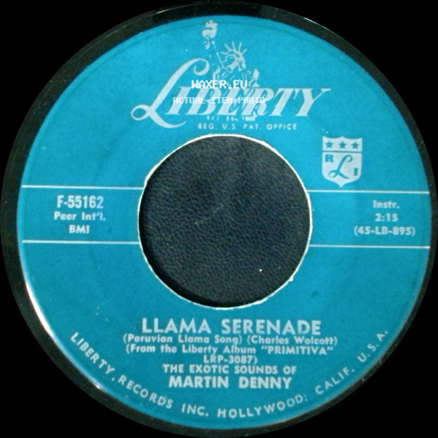 Martin Denny / The Exotic Sounds Of Martin Denny - Quiet Village / Llama Serenade side B