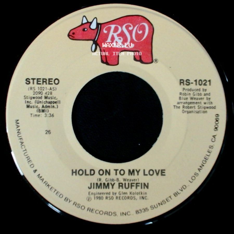 Jimmy Ruffin - Hold On To My Love / Hold On To My Love side A