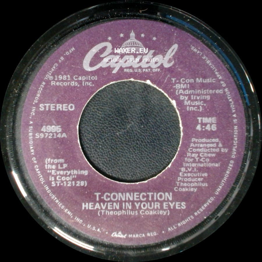 T-Connection - Heaven In Your Eyes / Groove City side A